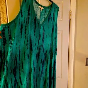5X Tie Dye Beach dress